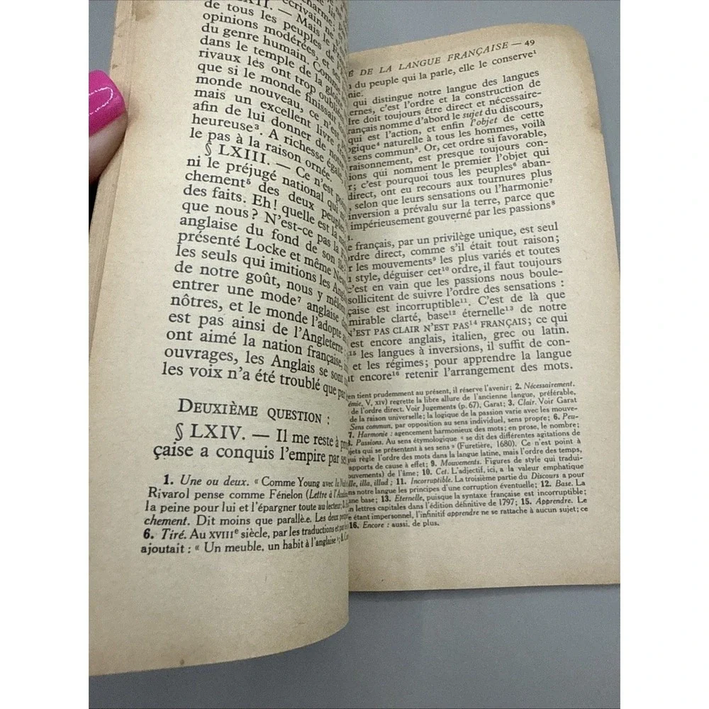 Discourse de‎ la méthode by René Descartes French Philosophical Book. Larousse.